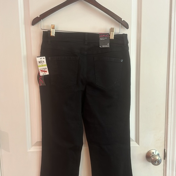 INC Boot Leg Curvy Fit Black denim jeans. New never worn - Picture 2 of 4